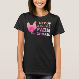Zeit für die Arbeit am Bauernhof T-Shirt