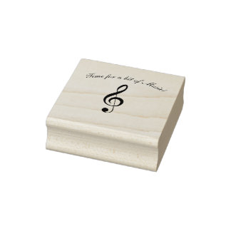 Zeit für die Briefmarke Gummistempel