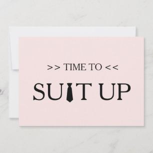 Zeit für die Einladung zu einem weißen Hintergrund