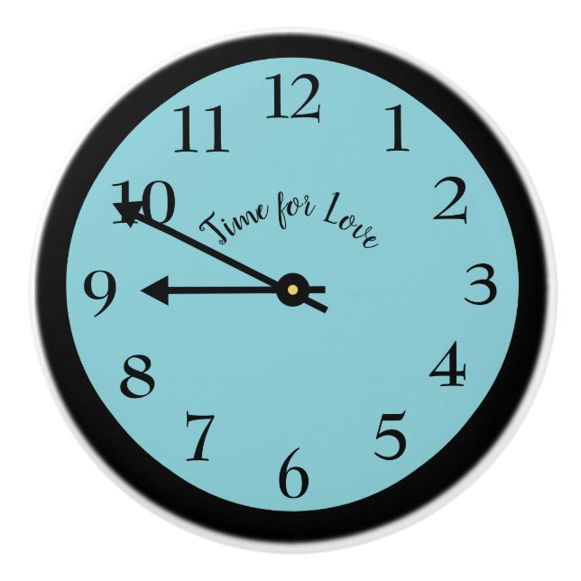 Zeit für die Keramik der Liebe Keramikknauf (Vorderseite)