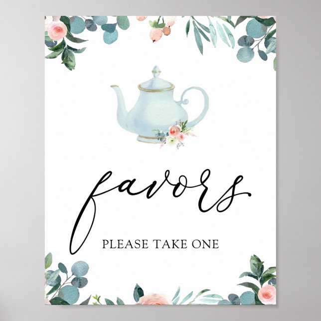 Zeit für die Unterschrift der Tea Favorits Poster (Vorne)