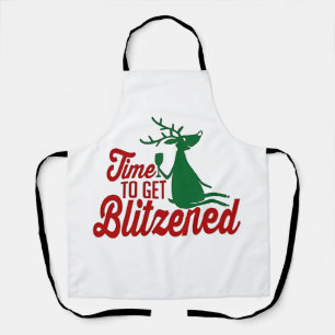 Zeit für die Weihnachtsfeier Schürze