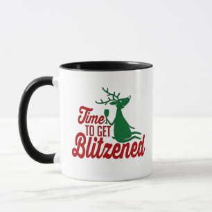 Zeit für die Weihnachtsfeier Tasse