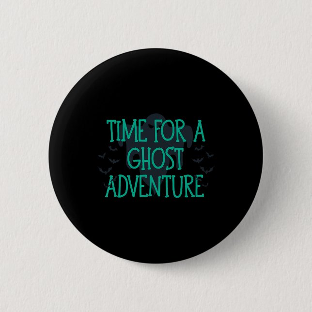 Zeit für ein Ghost-Abenteuer Button (Vorderseite)