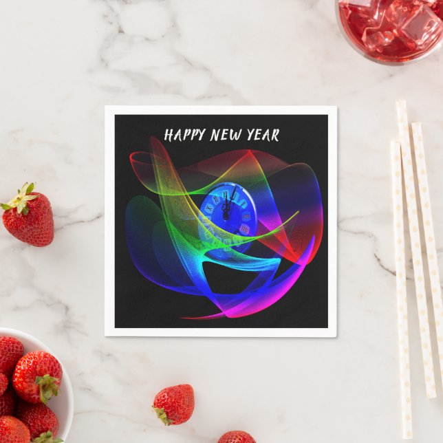 Zeit für ein Silvester-Party Serviette (Beispiel)