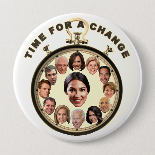 Zeit für eine Änderung! Button (Vorderseite)