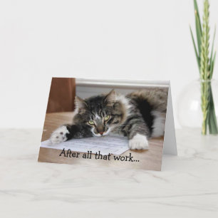 Zeit für eine Nickerchen-Abschluss-Karte Karte