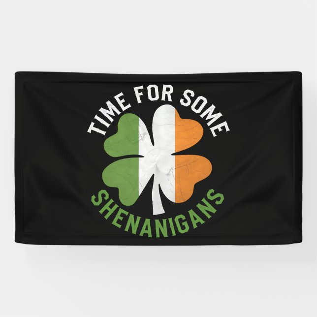 Zeit für einige Shenanigans am St. Patrick's Day Banner (Horizontal)