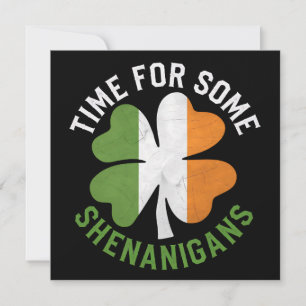 Zeit für einige Streiche Klee St. Patrick's Day Einladung
