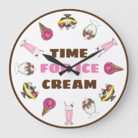 Zeit für Eiscreme Sundae Milkshake Banana Split