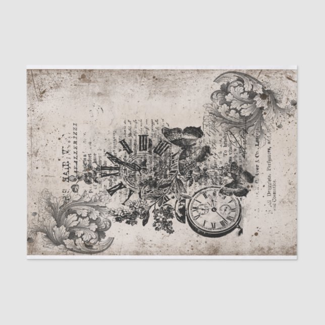 Zeit für Eleganz Seidenpapier (Vorderseite)