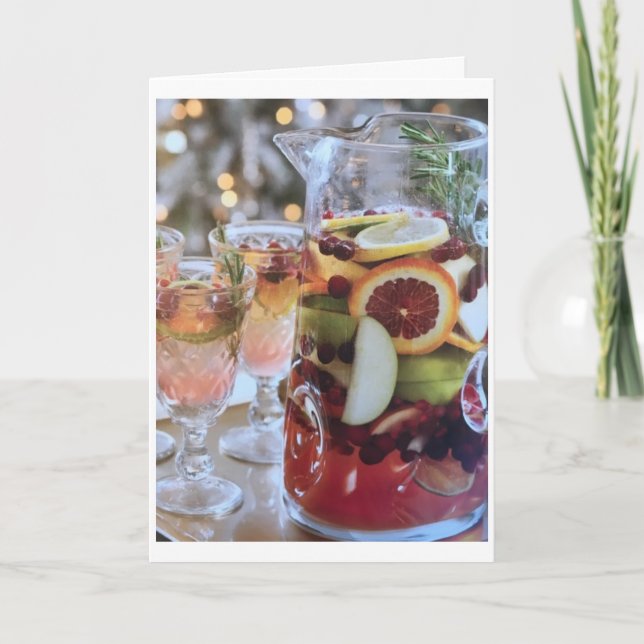 ZEIT FÜR FAMILIEN, FREUNDE & GUTE ZEITEN KARTE (Vorderseite)