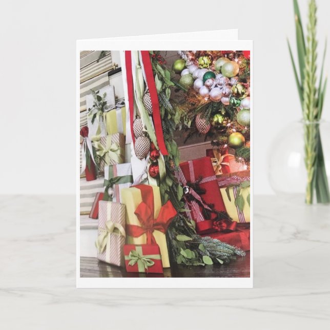 ****ZEIT FÜR FAMILIEN UND FREUNDE CHRISTMAS WISH** KARTE (Vorderseite)