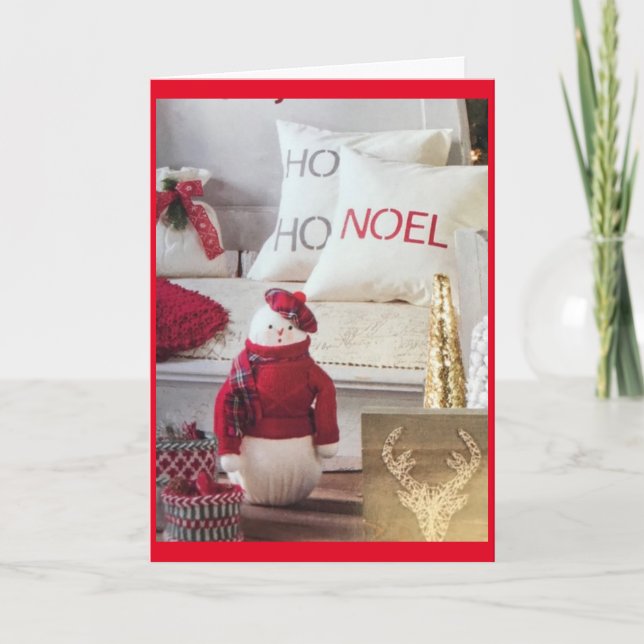 ****ZEIT FÜR FAMILIEN UND FREUNDE CHRISTMAS WISH** KARTE (Vorderseite)