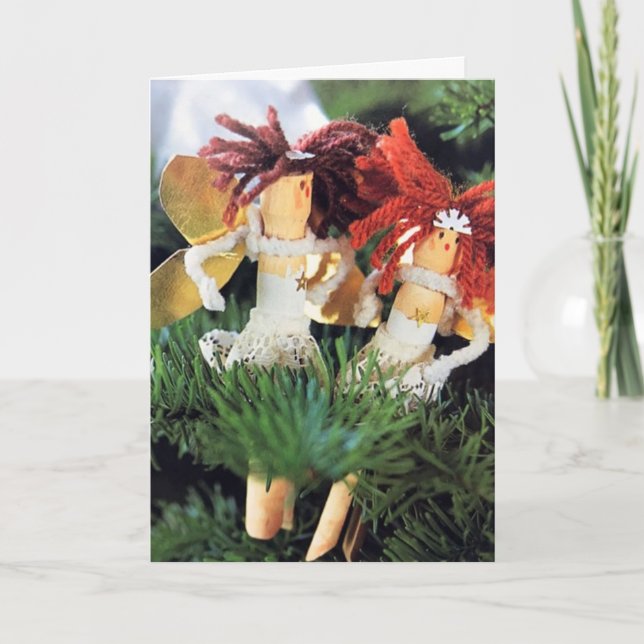 ****ZEIT FÜR FAMILIEN UND FREUNDE CHRISTMAS WISH** KARTE (Vorderseite)