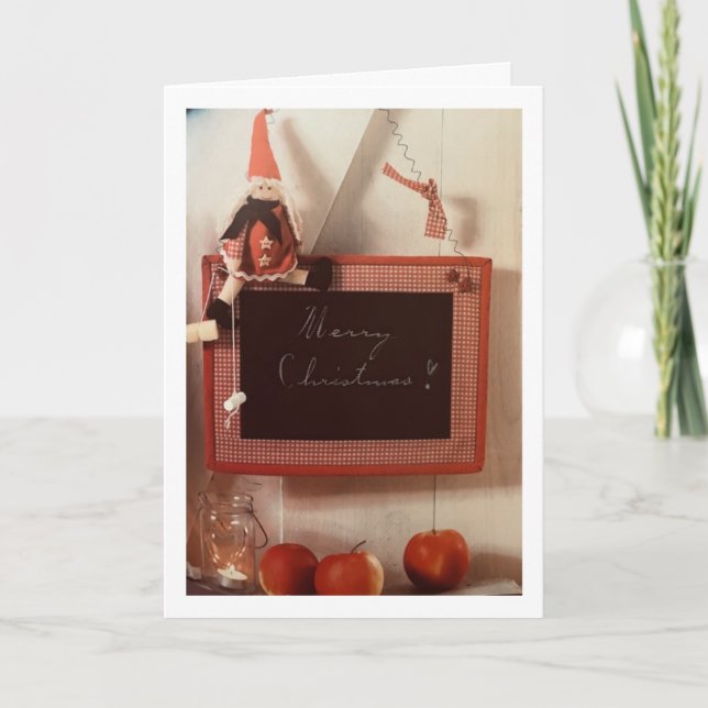 ****ZEIT FÜR FAMILIEN UND FREUNDE CHRISTMAS WISH** KARTE (Vorderseite)