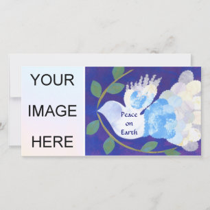 Zeit für FriedensFotokarte Feiertagskarte