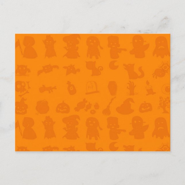 Zeit für Halloween Postkarte (Vorderseite)