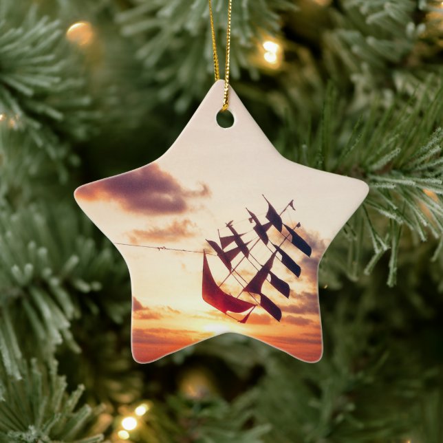 "Zeit für Hoffnung" Keramik Ornament (Baum)