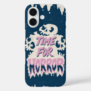 Zeit für Horror - Spooky Skull Tropfen Halloween iPhone 16 Hülle