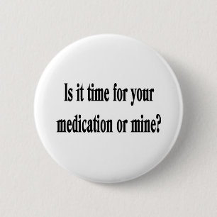 Zeit für Ihre Medikation Button