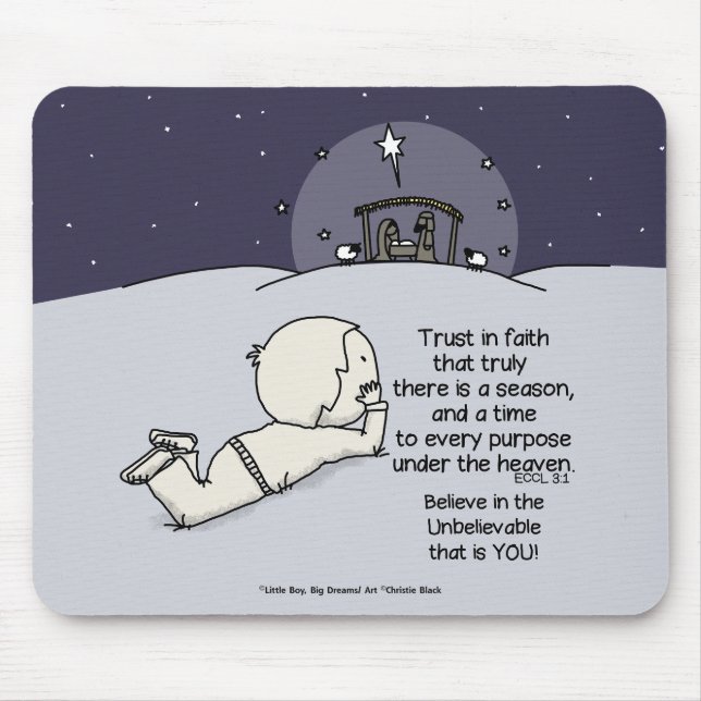 Zeit für jeden Zweck Mousepad (Vorne)