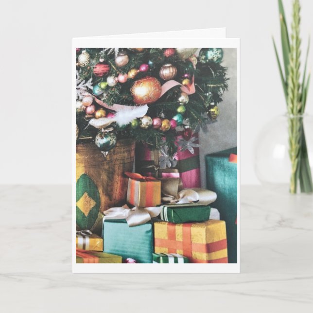 ZEIT FÜR "JOY AND CHEER", NUR WEIHNACHTEN KARTE (Vorderseite)