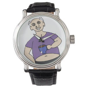 Zeit für Kaffee! Armbanduhr
