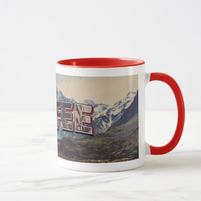 "Zeit für Kaffee" Retro-Tasse Tasse (Rechts)