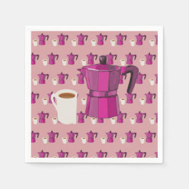 Zeit für Kaffee Serviette