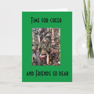 **ZEIT FÜR KREBS UND FREUNDE SO TIEF** WEIHNACHTEN KARTE