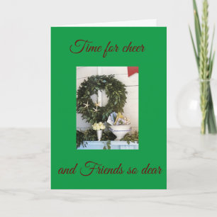 **ZEIT FÜR KREBS UND FREUNDE SO TIEF** WEIHNACHTEN KARTE
