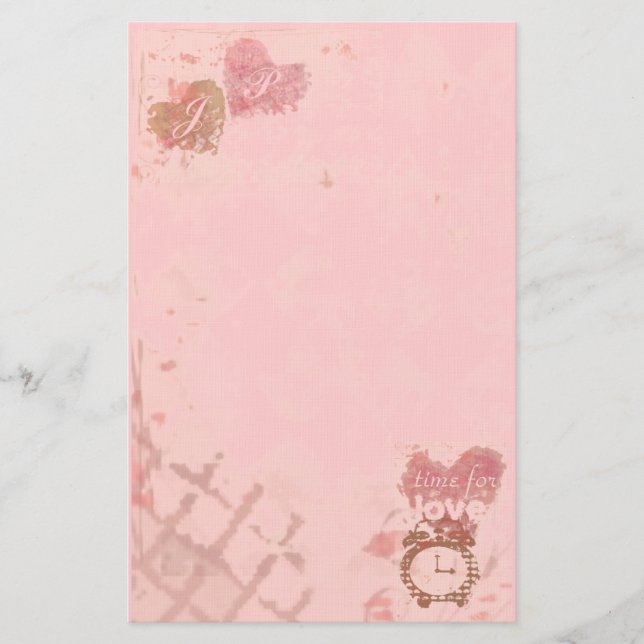 Zeit für Liebe Briefpapier (Vorderseite)