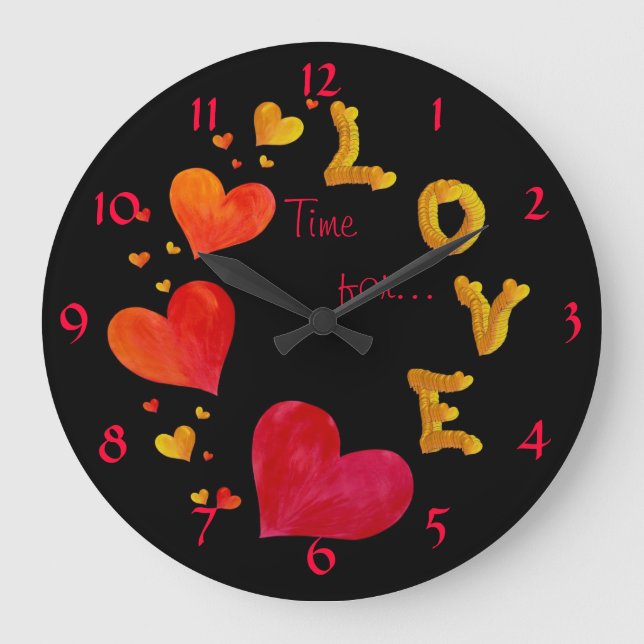 Zeit für... LIEBE - Uhr (Vorderseite)
