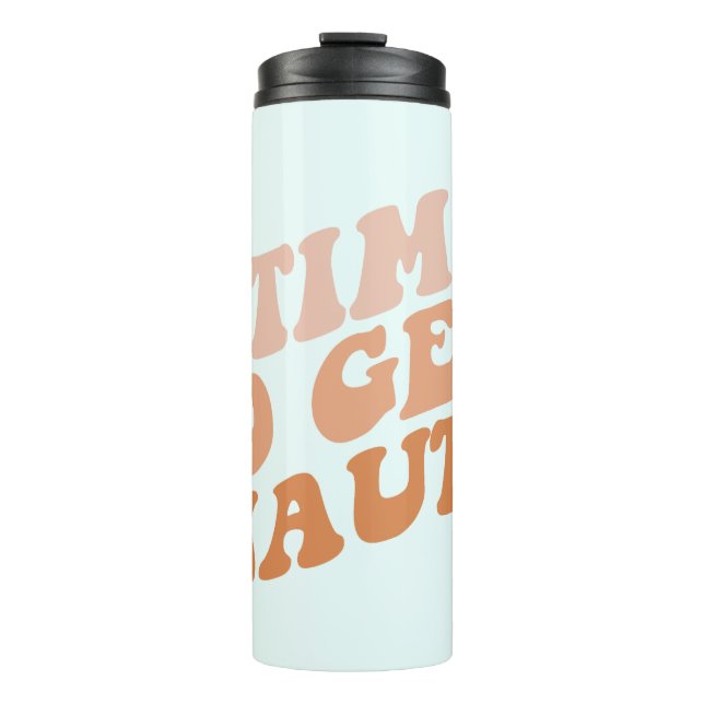 Zeit für Nauti Thermosbecher (Vorderseite)