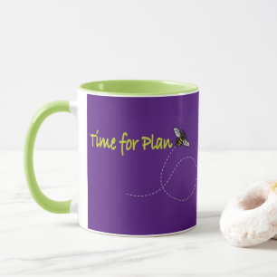 Zeit für Plan Bee Lila BG Combo Tasse