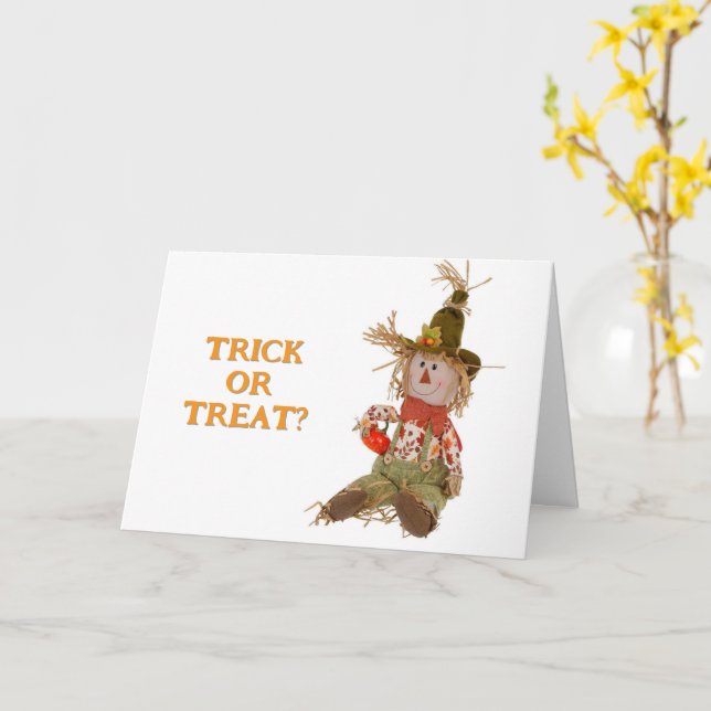 ZEIT FÜR "SIE" ZU "SPASS" HALLOWEN HABEN KARTE (Gelbe Blume)