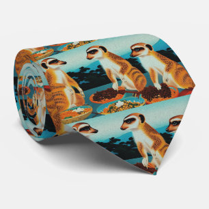 Zeit für Tacos Meerkat Style, Neck Tie Krawatte
