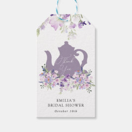 Zeit für Tee Brautparty Danke, dass Sie Geschenkta Geschenkanhänger