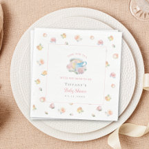 Zeit für Tee Elegante Florale Teeparty-Baby-Einwei
