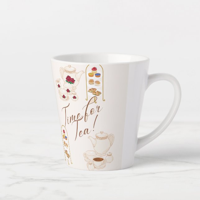 Zeit für Tee! Milchtasse (Rechts)