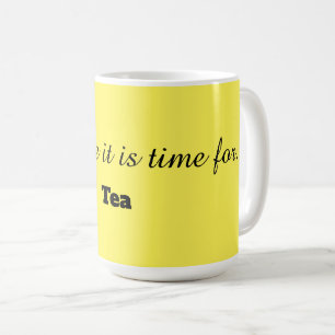 Zeit für Tee-Tasse Kaffeetasse