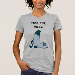 Zeit für Yoga-Katzen niedlicher T - Shirt