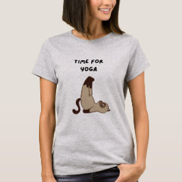 Zeit für Yoga! Katzenliebhaber-Shirt, humorvolle T T-Shirt