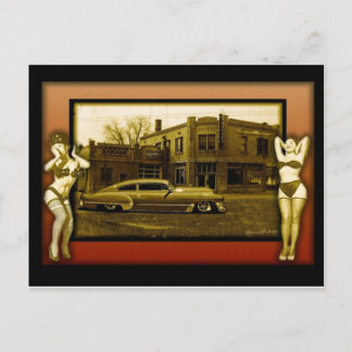 Zeit für Zeit mit Tänzern Postkarte