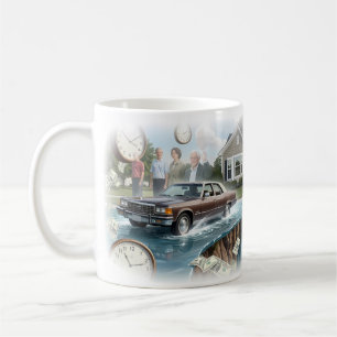 Zeit-, Geld- und Veränderungs-Tasse Kaffeetasse