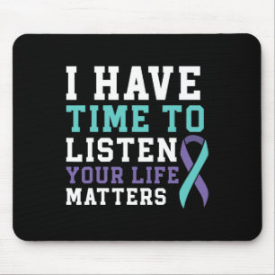 Zeit haben, Ihre Lebensprobleme psychische Gesundh Mousepad
