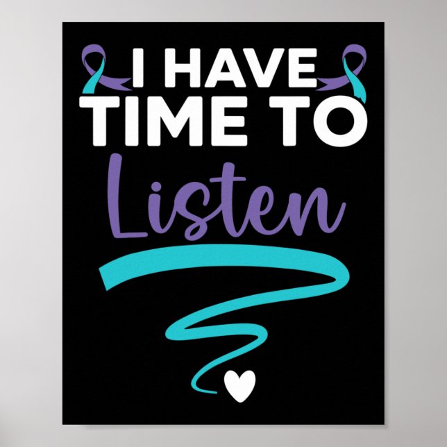 Zeit haben, Ihre Lebensprobleme psychische Gesundh Poster (Vorne)