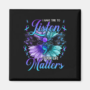 Zeit haben, sich die Bewusstseinsbildung für Suizi Magnet