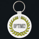 Zeit! Hervorragende Arbeit! Schlüsselanhänger<br><div class="desc">Beschreibung Optime! Hervorragende Arbeit! Ehre einen hervorragend erledigten Job mit diesem Design mit einem Lorbeerkranz und dem lateinischen Wort für "hervorragend"... "Optime!". Der Lorbeerkranz wurde von Apollo getragen, dem griechischen Gott der Musik, der Poesie, der Prophezeiung, der Medizin, des Lichts und vielen anderen Dingen. Der Kranz wurde auch von den...</div>